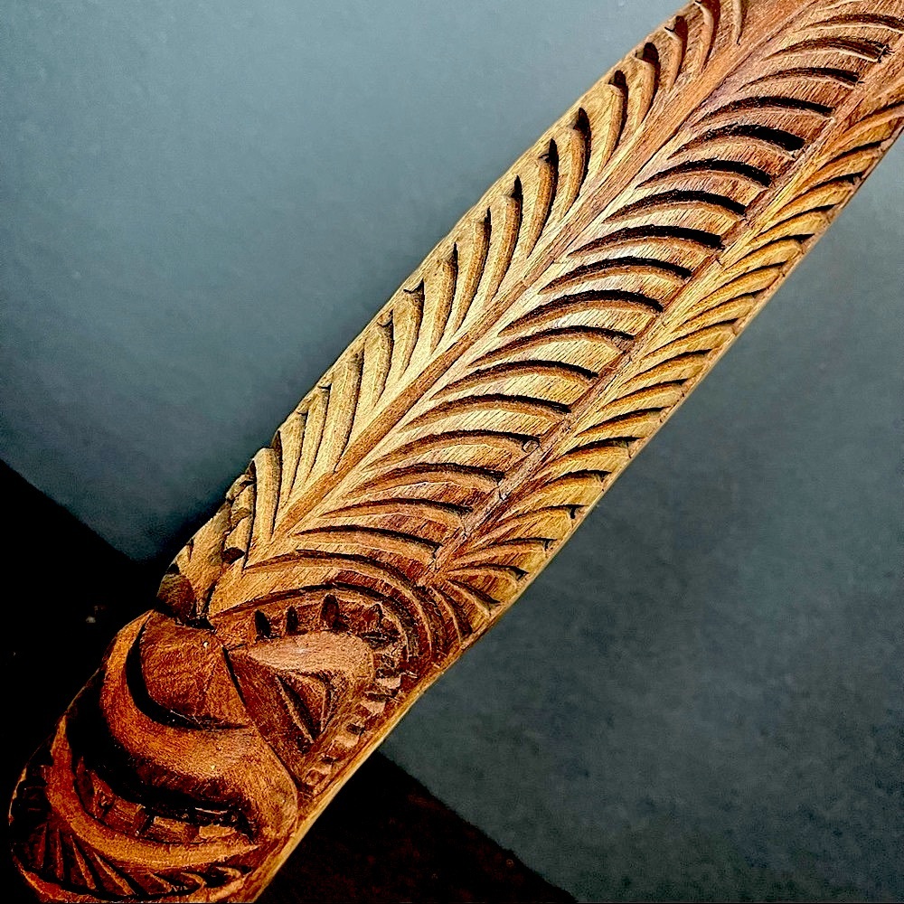 tribal head sculpture